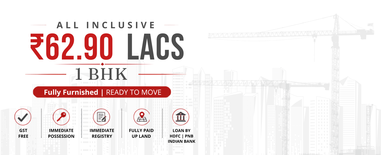 Rudra Palace Heights — 1 BHK ready to move flats